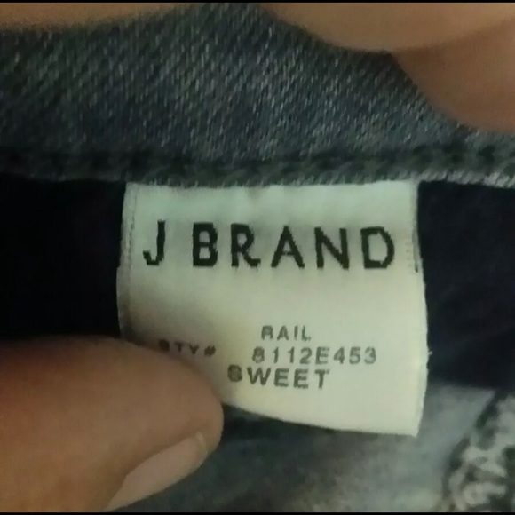 J Brand “Rail” Sweet Jeans, Light Wash Grey, Sz 29 - Picture 12 of 12